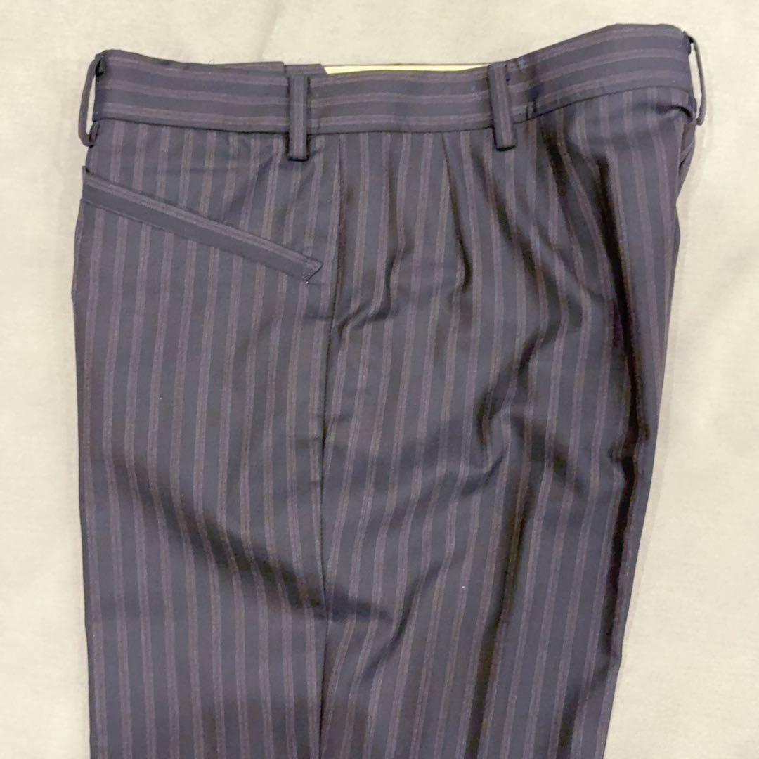 最高級 super160s Paul Smith ストライプ ビジネススーツ M