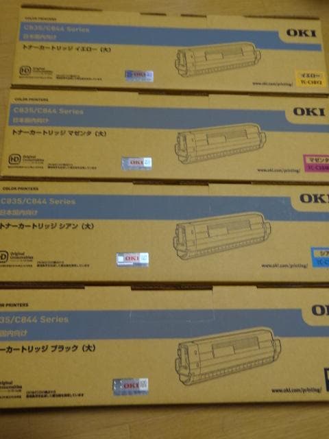 オキ　OKI トナーカートリッジ C835 C844 4色セット