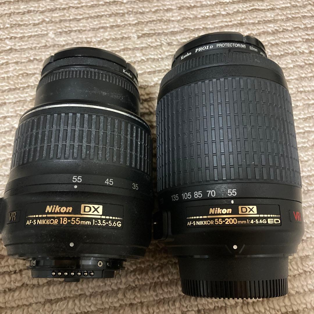 値下げ！Nikon デジタル一眼レフ カメラセット　D3000 ジャンク　レンズ