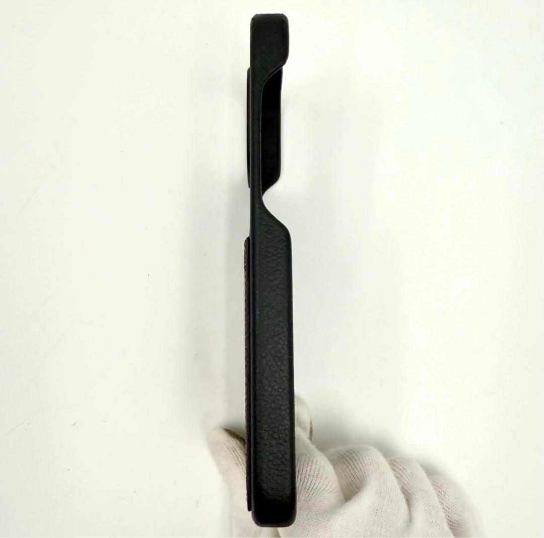 【鑑定済】 ルイヴィトン モノグラム iPhone15promax ケース 黒