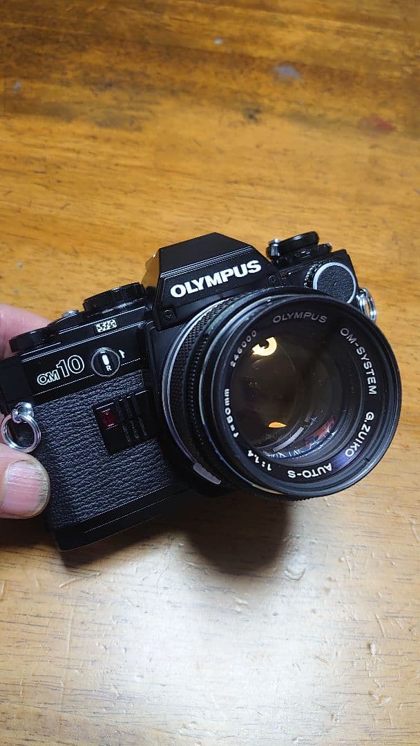 OLYMPUS OM-10 Black 50mmF1.4 完動機です