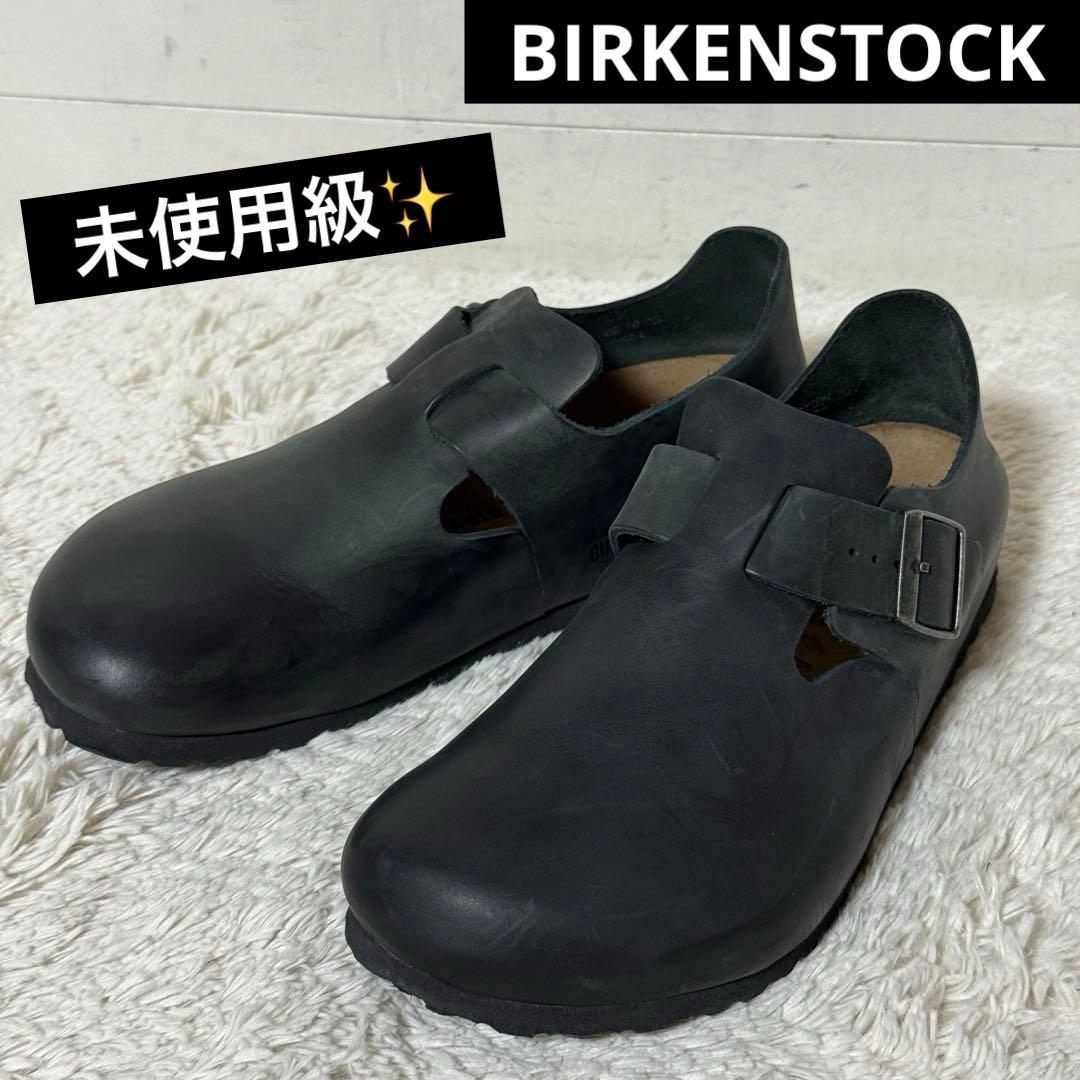 未使用級✨ビルケンシュトック　ロンドン　コンフォートシューズ　オイルドレザー　黒