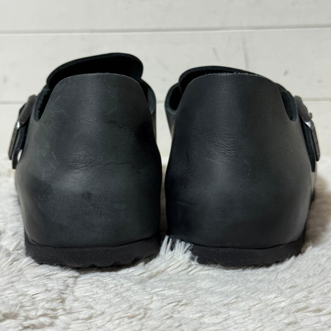 未使用級✨ビルケンシュトック　ロンドン　コンフォートシューズ　オイルドレザー　黒