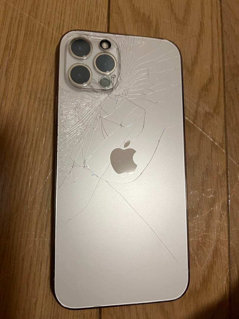 ！！背面割れ！！iPhone12 pro 本体 128GB ゴールド　アイフォン