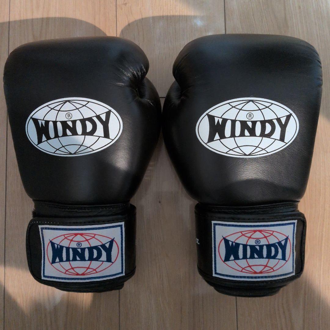 WINDY ボクシンググローブ 14 oz ブラック