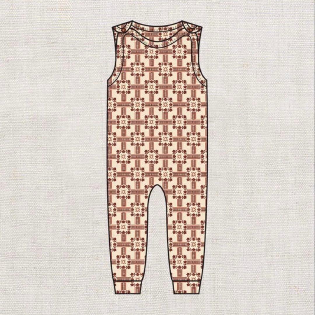 misha&puff Baby Snap Overall 花鉄MTO/ 3-6m