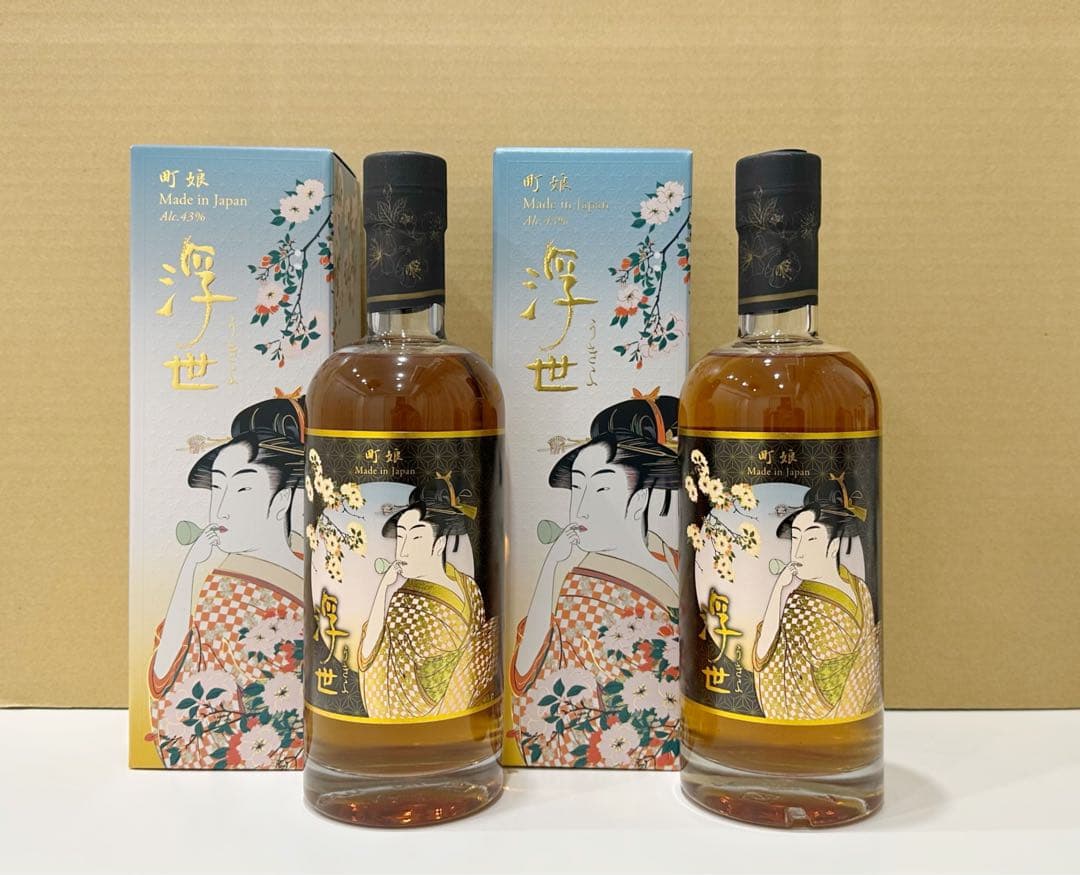 新品未開栓 久米仙酒造 浮世ウイスキー 町娘 700ml 2本セット