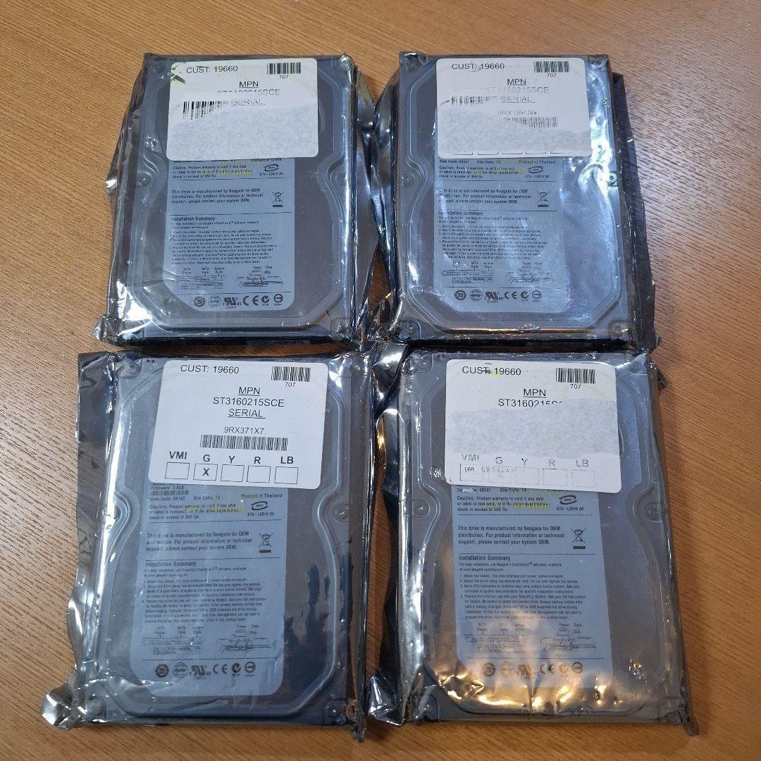 内蔵型ハードディスクドライブ SEAGATE DB35.3 ST3160215SCE 160GB