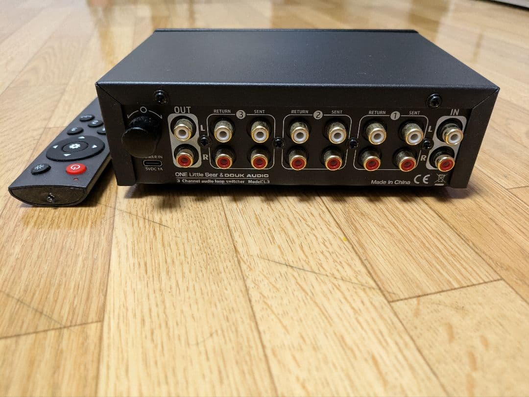 Nobsound L3 3チャンネル/VUメーター RCA セレクターボックス