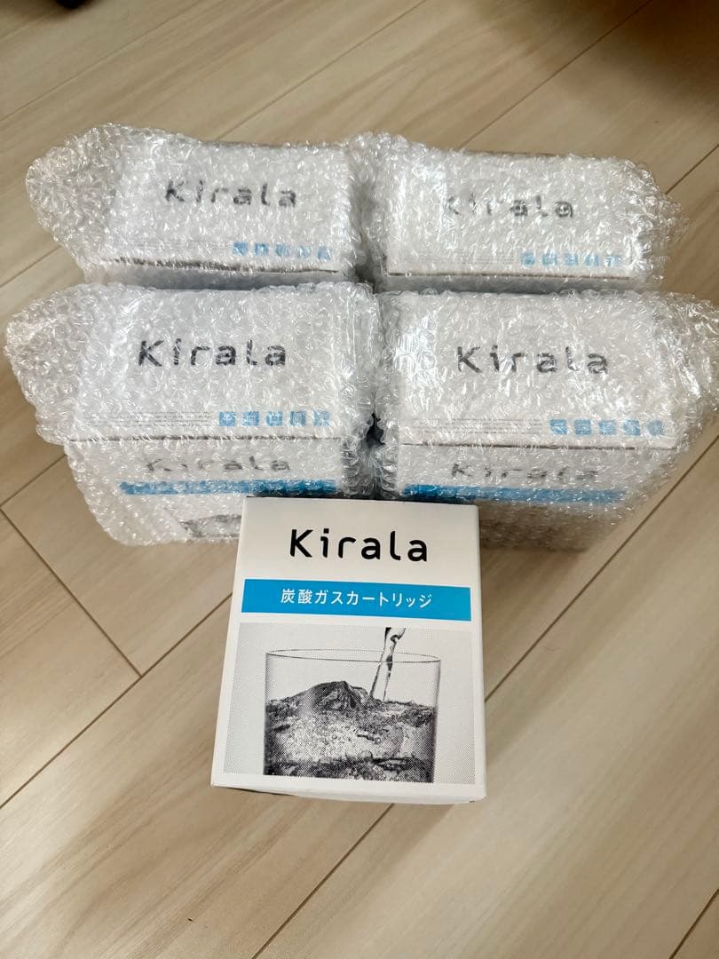 kirala キララ ウォーターサーバー専用炭酸水ガスカートリッジ28本