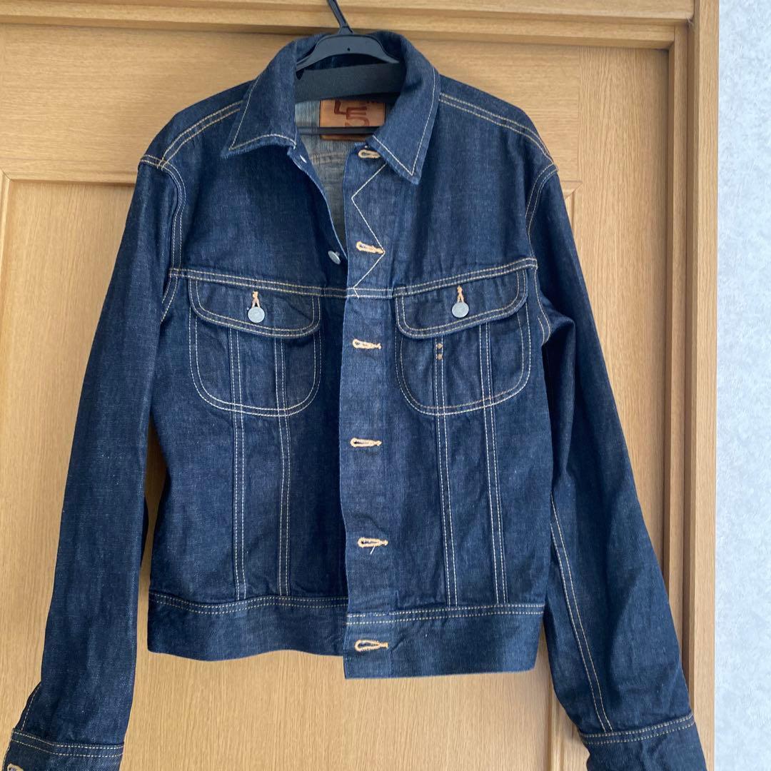 45R ライ麦デニムジャケット 908 比古比女　濃紺