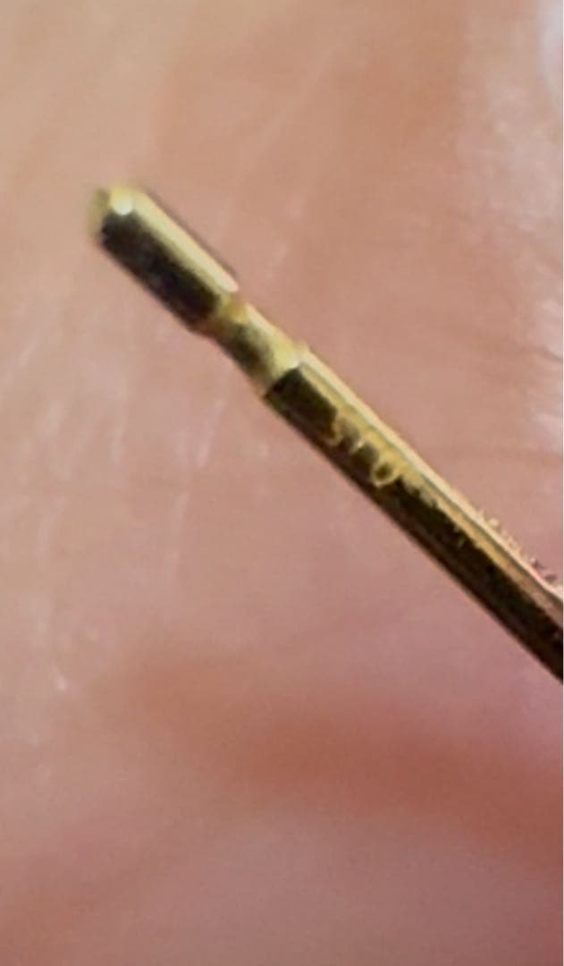 ダイヤモンド K18 ピアス 0.15ct 片耳