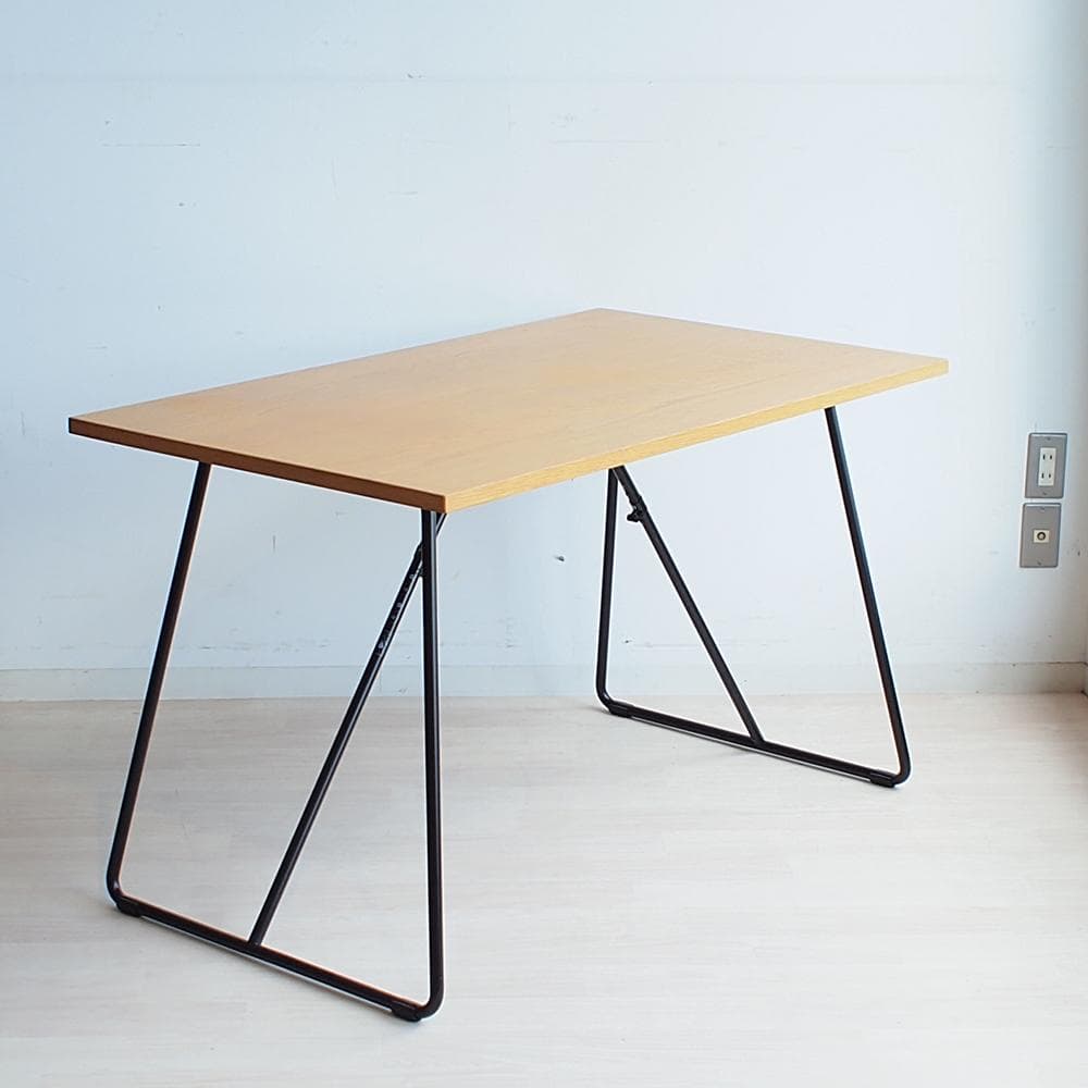 無印良品/MUJI 折りたたみテーブル 幅120cm オーク材 ナチュラル