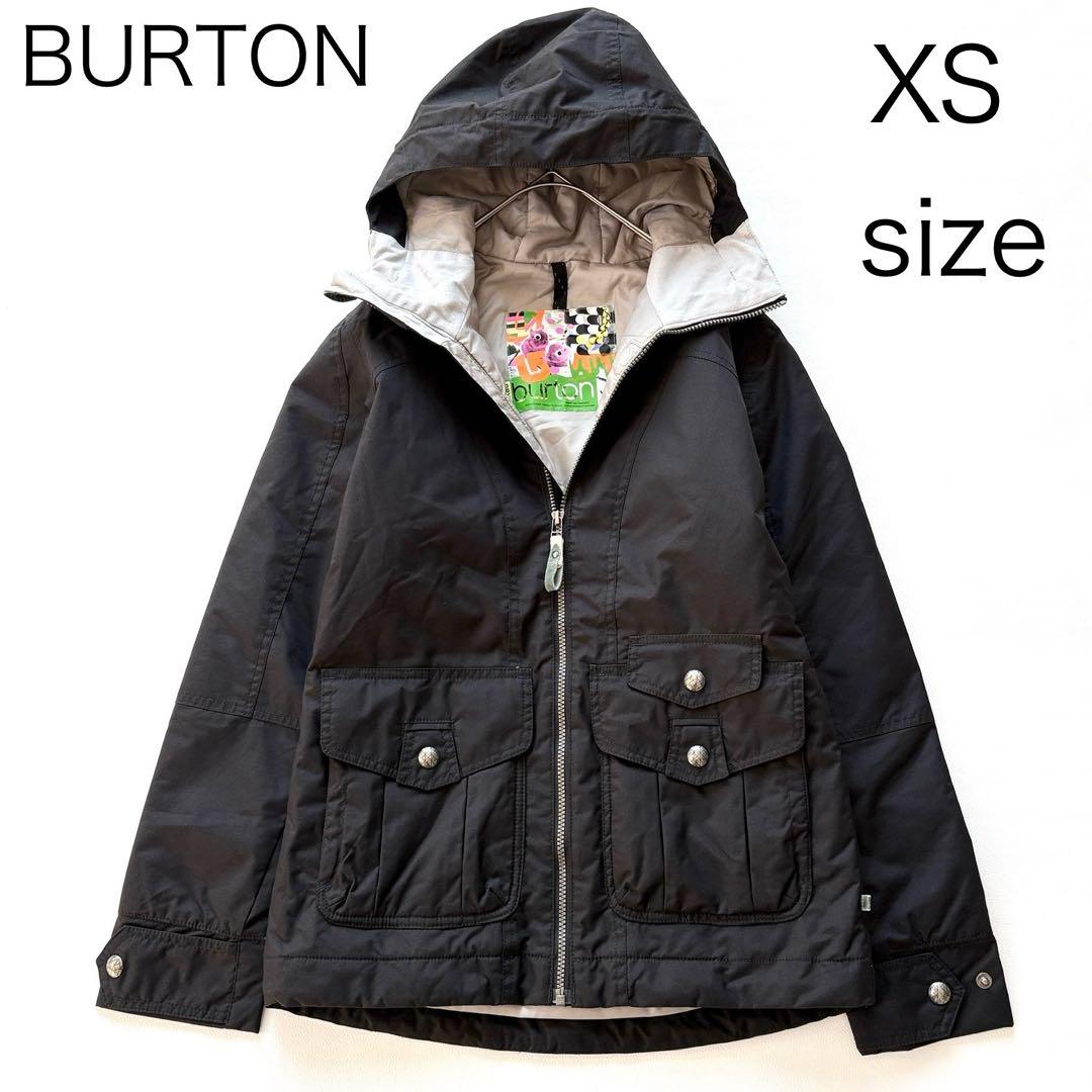 4477【美品】バートン スノボウェア レディース ジャケット 無地 ブラック