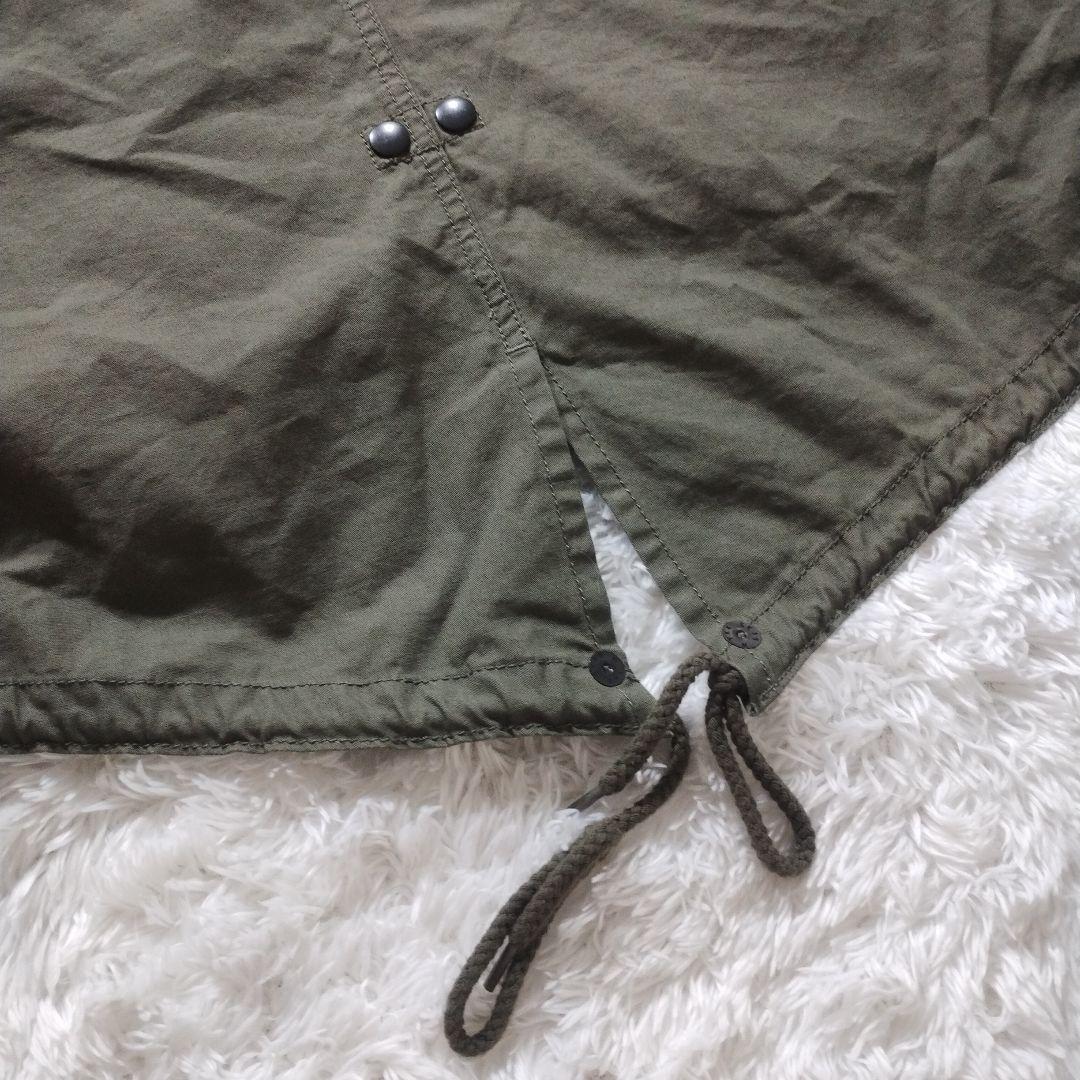 【未使用級】ヒューストン　M-51　ライナー付　モッズコート　青島コート　S　緑