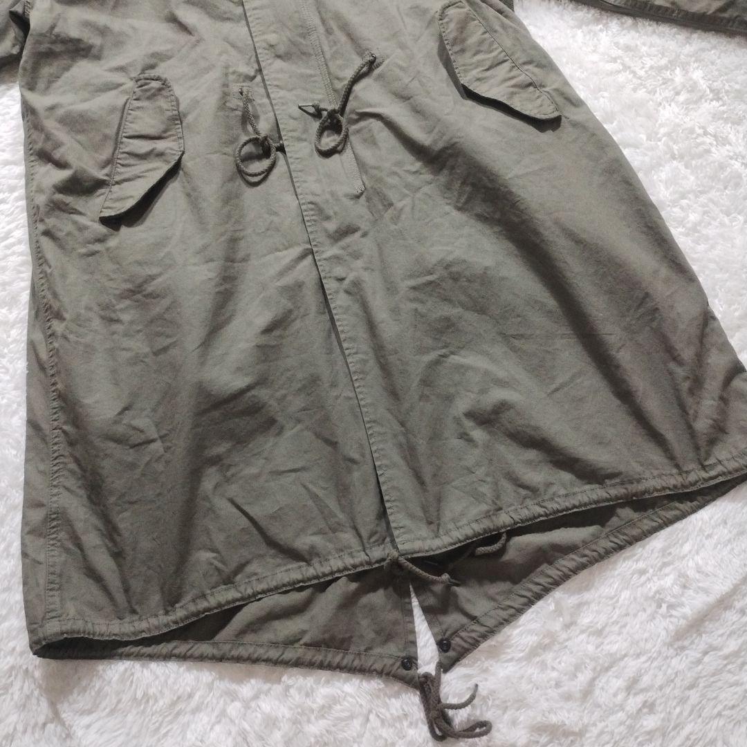 【未使用級】ヒューストン　M-51　ライナー付　モッズコート　青島コート　S　緑