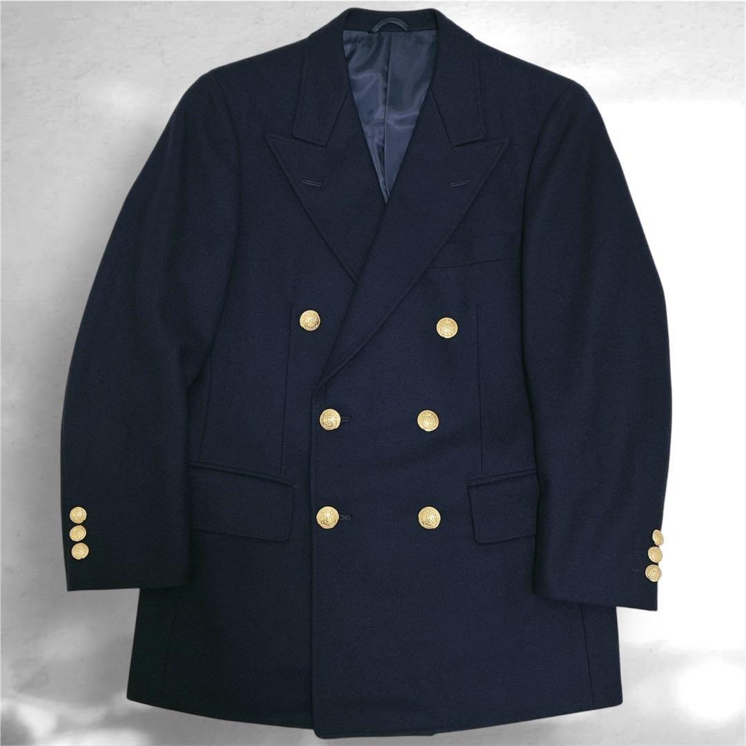 シップス x リングジャケット　紺ブレ　ダブル　金ボタン　テーラードジャケット