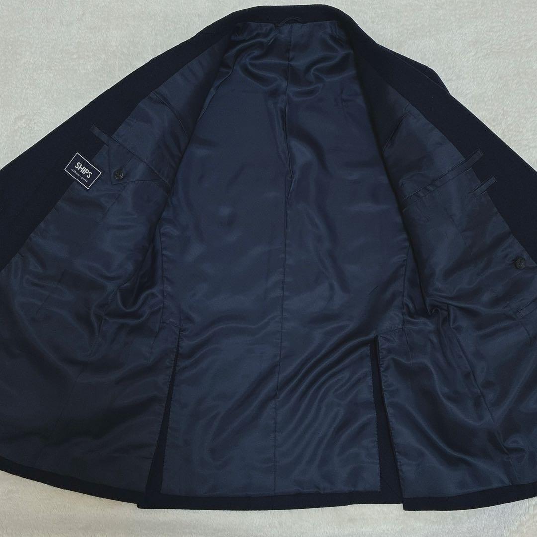 シップス x リングジャケット　紺ブレ　ダブル　金ボタン　テーラードジャケット