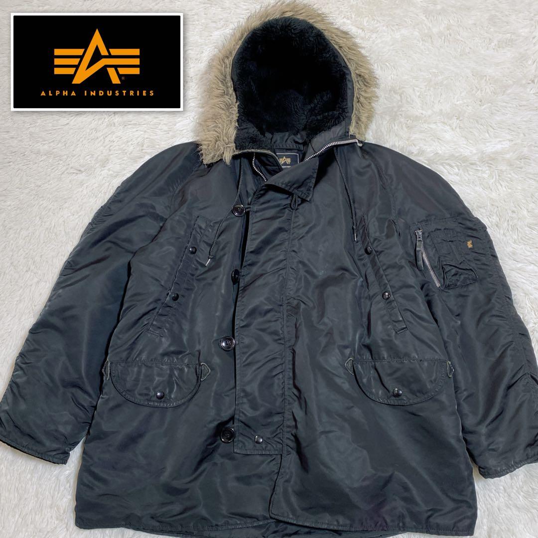 Alpha Industries N-3B USA製 L ブラック