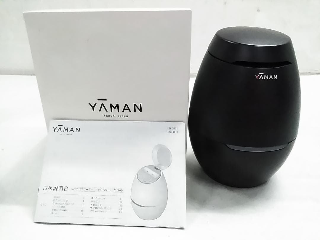 ヤーマン ブライトクリーン YJSA0B ブラック 毛穴ケアスチーマー 美顔器★