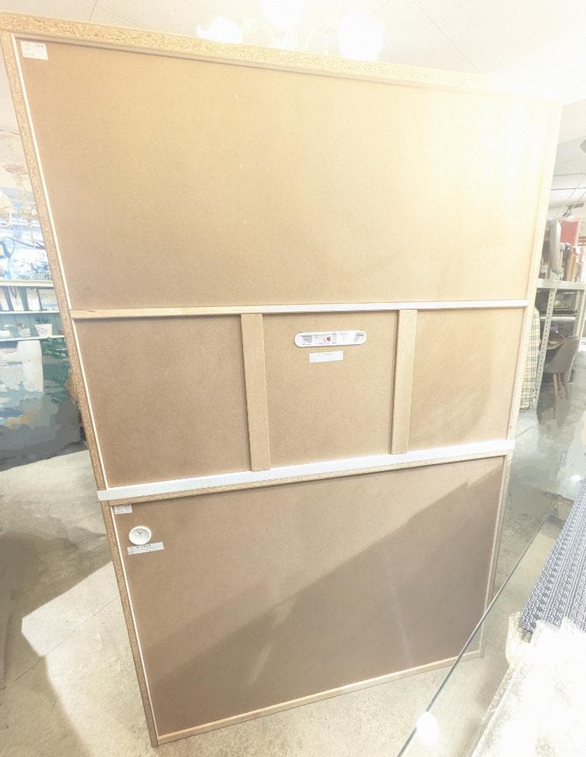 【大容量】 近藤産業 食器棚 ホワイト 幅120㎝ キッチンボード レンジボード