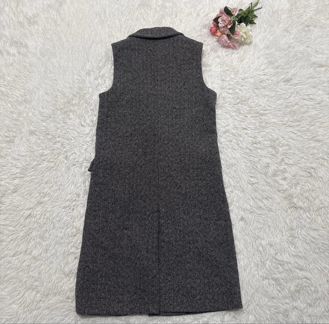 MAX&Co マックスマーラ ヘリンボーン ロングジレ ベスト