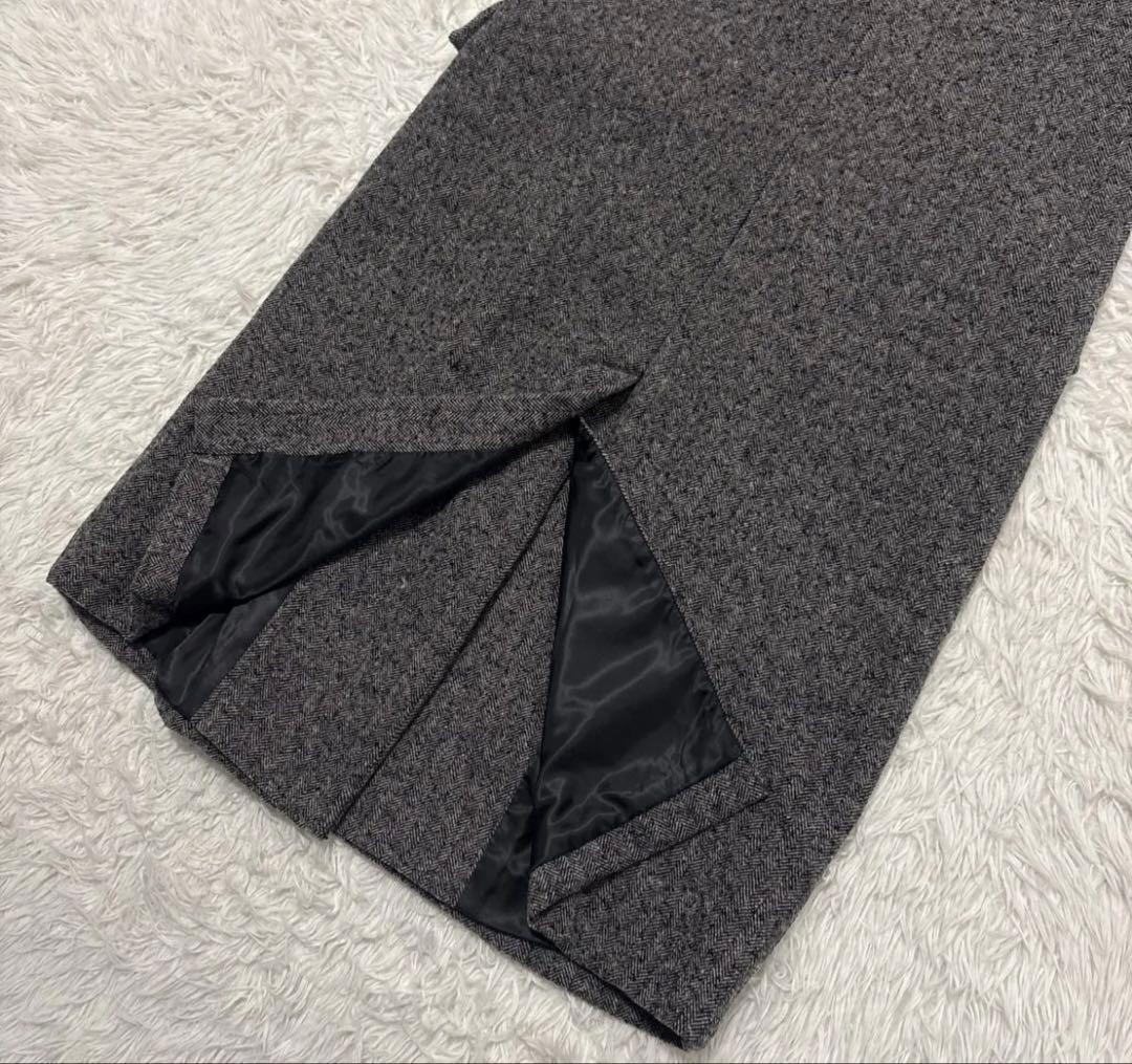 MAX&Co マックスマーラ ヘリンボーン ロングジレ ベスト