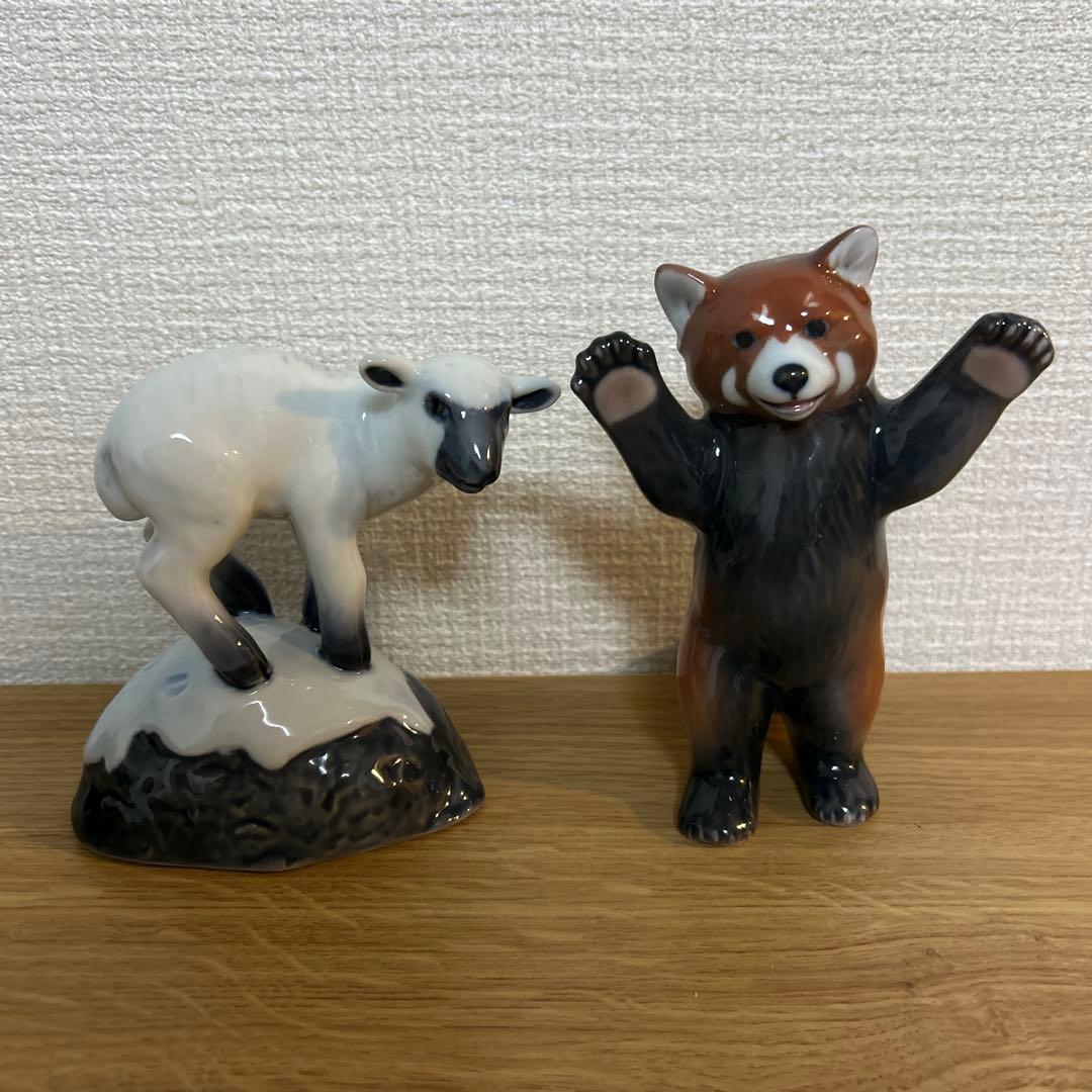 ロイヤル コペンハーゲン イヤーフィギュリン 2024 レッサーパンダ ひつじ
