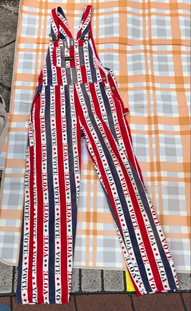 BIG Smith アメリカン柄　オーバーオール　サロペット　ヴィンテージ　古着