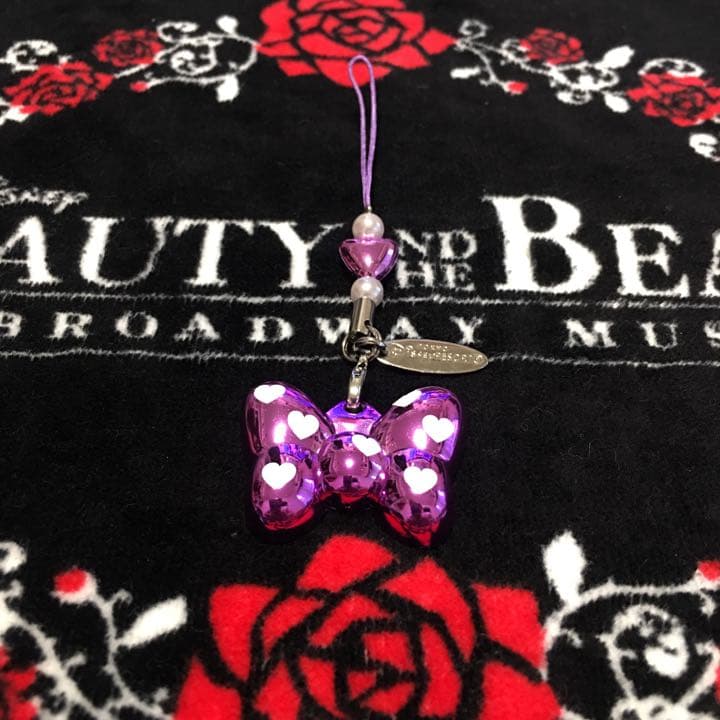 ミニーのリボン⭐︎携帯ストラップ