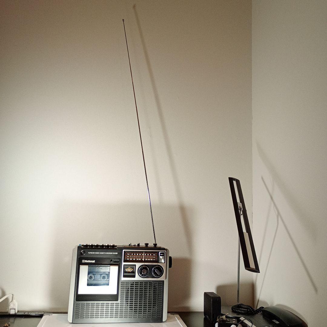 松下電器　ラジカセ　RQ-555　動作品(整備品)　電源コード付き