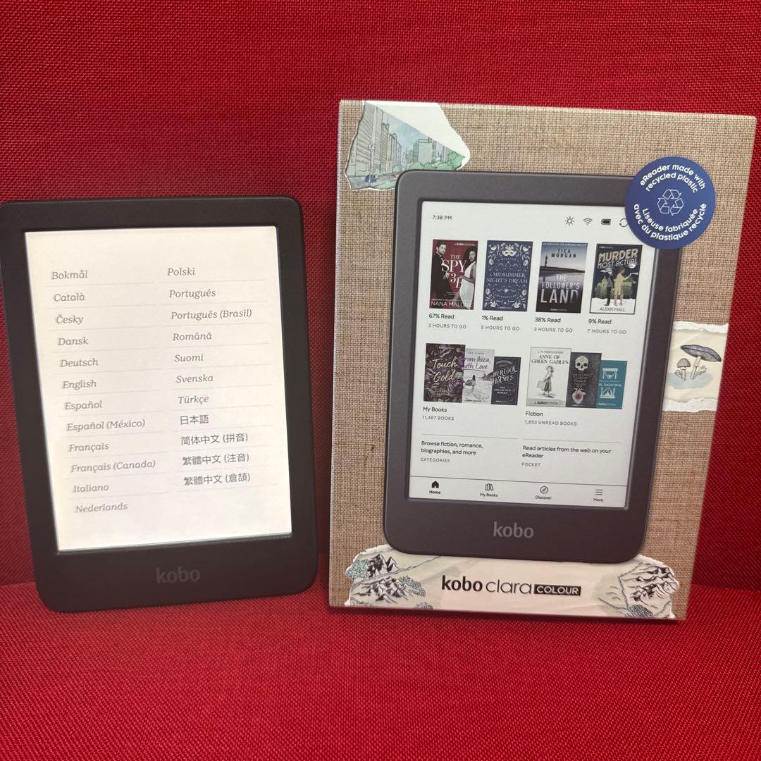 Kaki kobo clara color電子書籍リーダー 本体