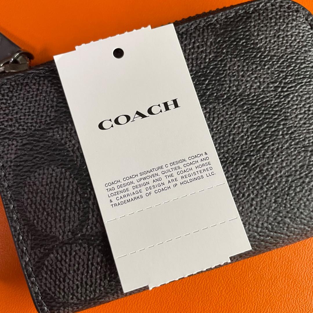 ✨未使用✨COACH キーケース シグネチャー レザー CW357 ユニセックス