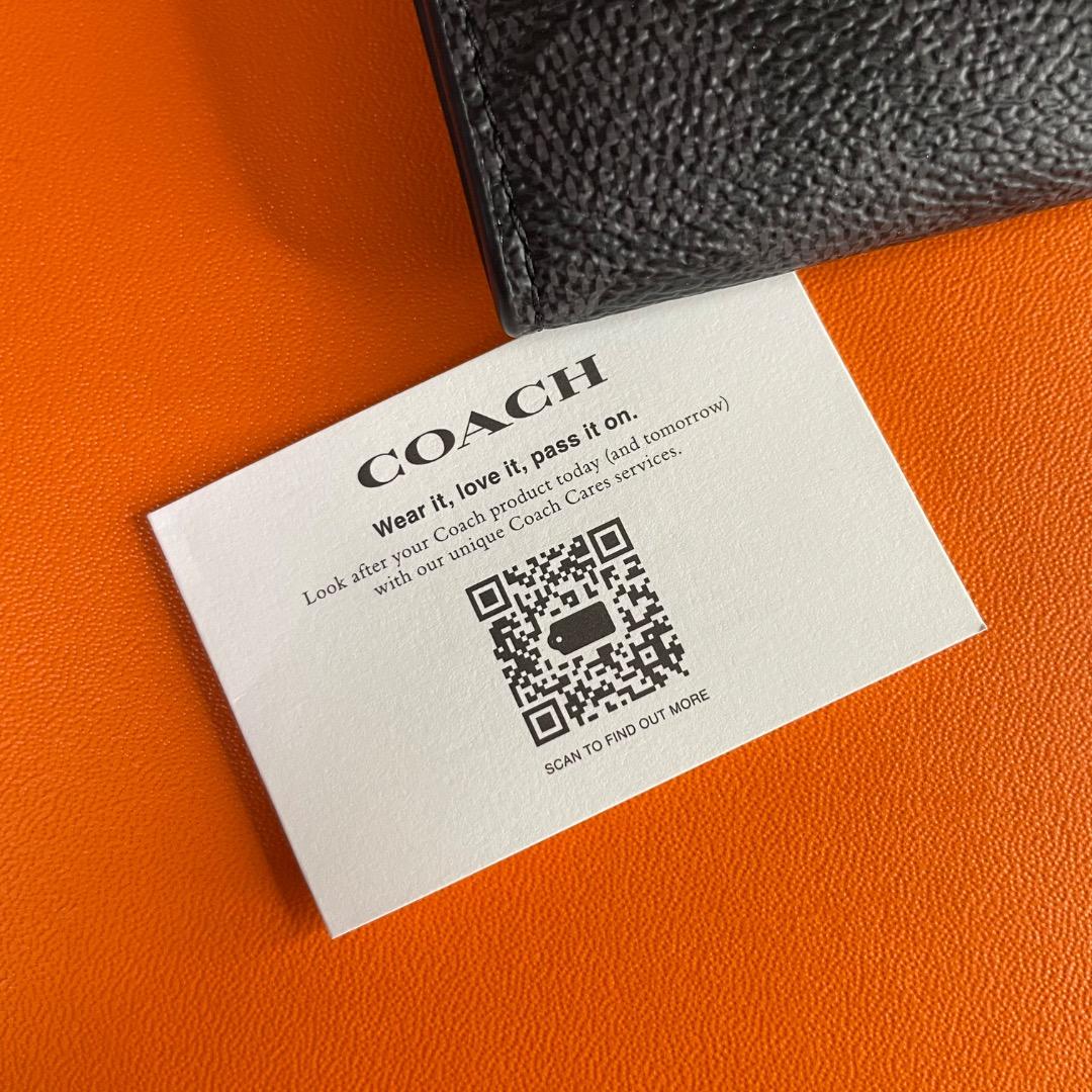 ✨未使用✨COACH キーケース シグネチャー レザー CW357 ユニセックス