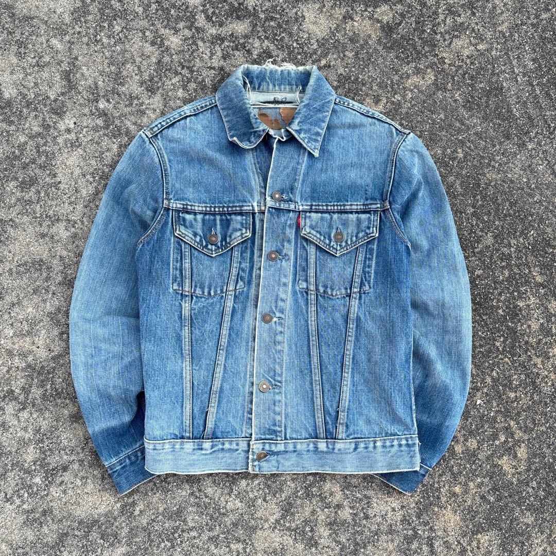 60s LEVI'S 70505 BIGE 4th デニム ジャケット 極東