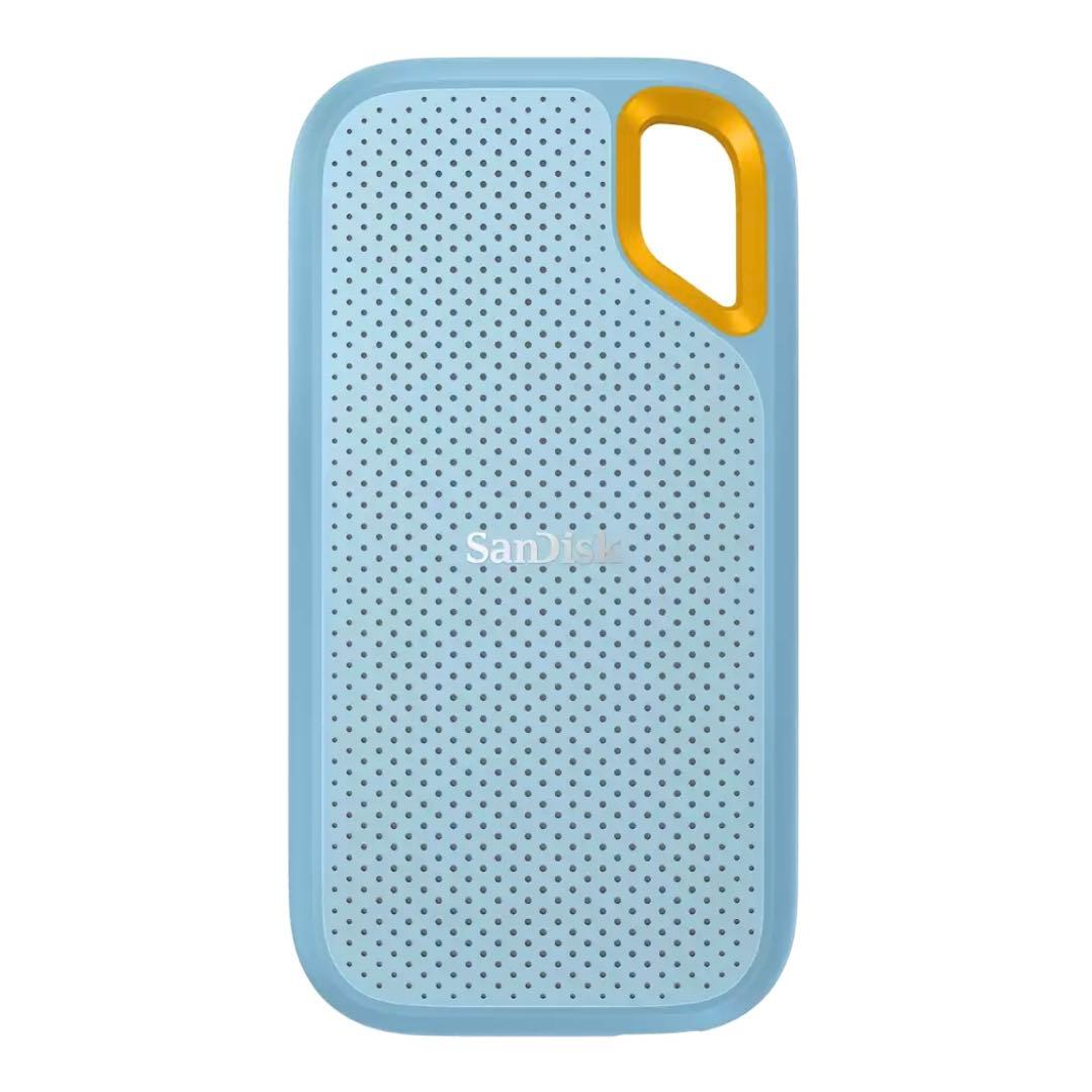 【オンラインストア限定色】サンディスク SSD 1TB スカイブルー 水色 黄色