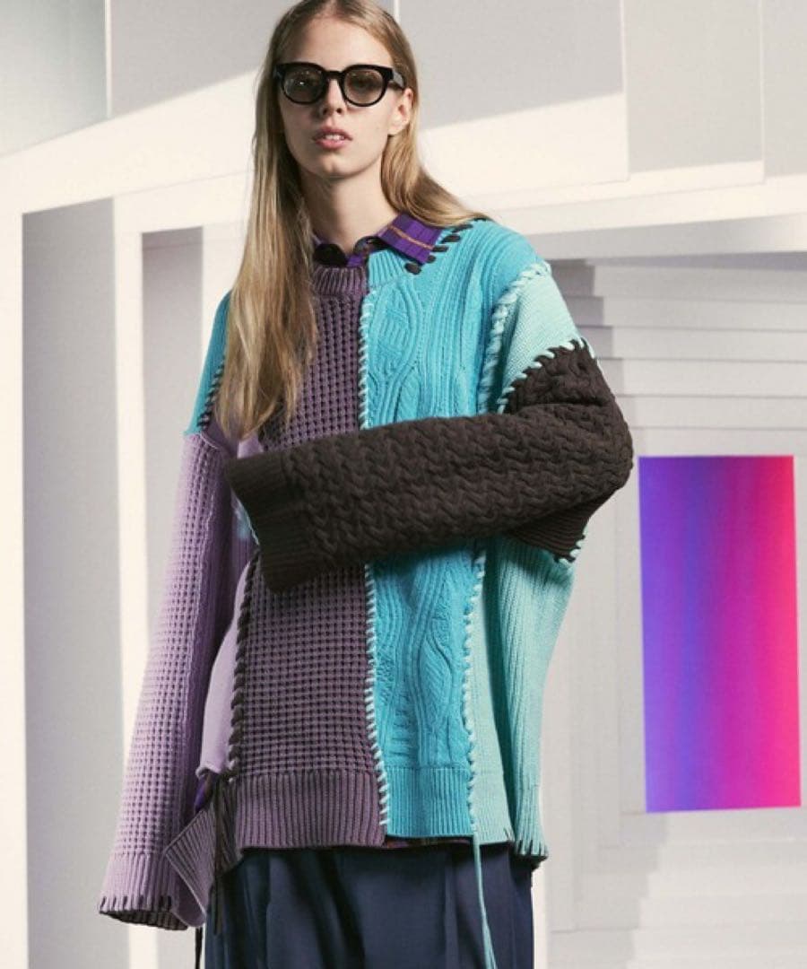 MAISON SPECIAL 鬼ワッフルニット