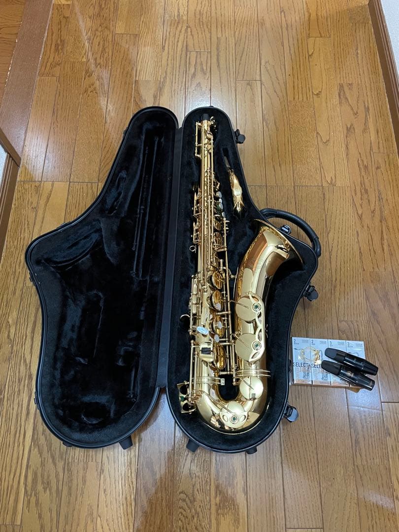 Unison テナー サックス マウスピース リガチャー リード付 中古