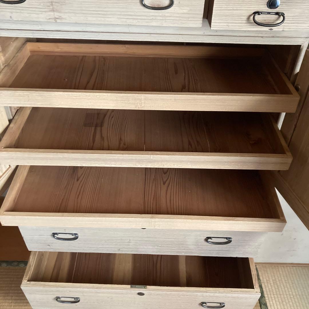 和風木製タンス 桐箪笥 桐ダンス 桐タンス レトロ アンティーク家具 昭和レトロ