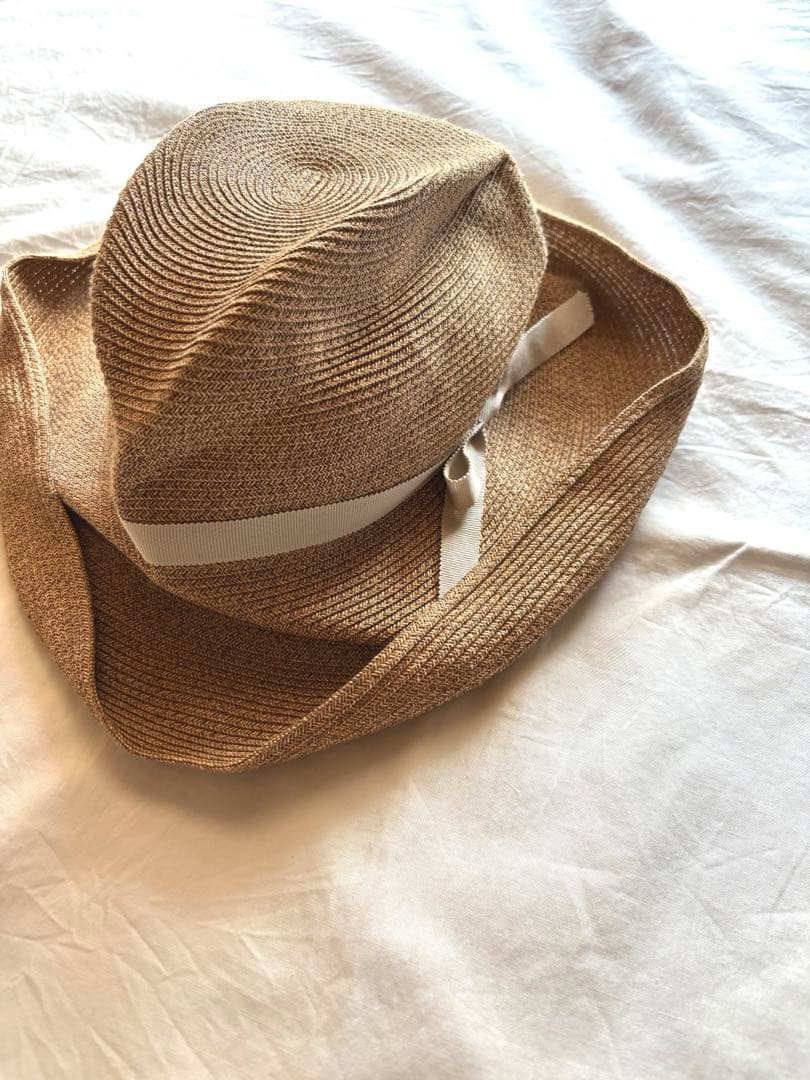 mature ha. ボックスハット　ライトグレー