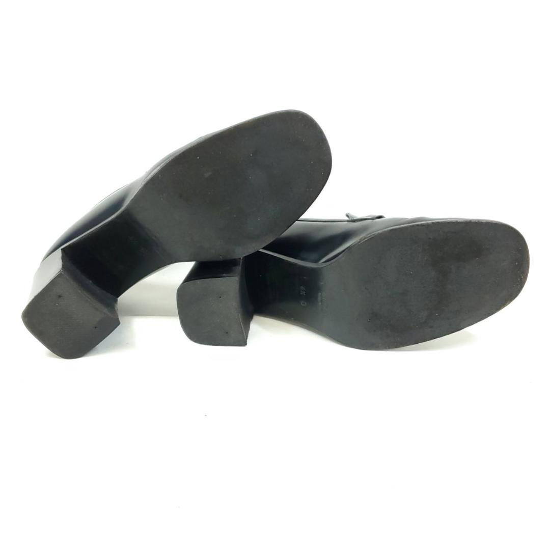 グッチ　ホースビット　チャンキーヒール　ローファー　本革　レザー　US6.5