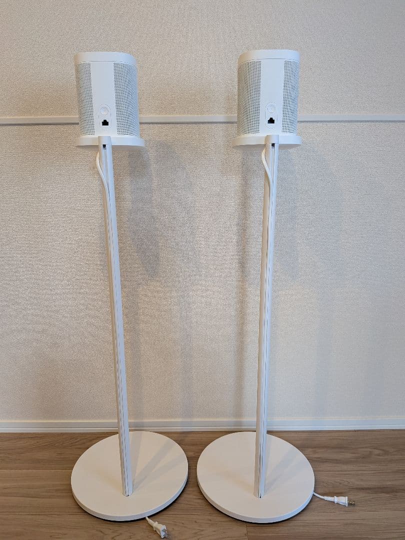 ※再出品【美品】Sonos One SL 2台／専用ペアスタンド ホワイト