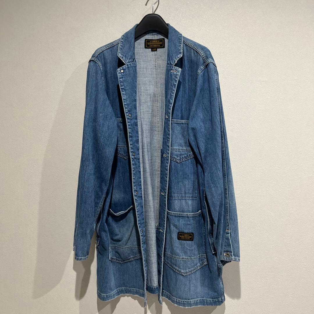 NEIGHBORHOOD デニム カバーオール L