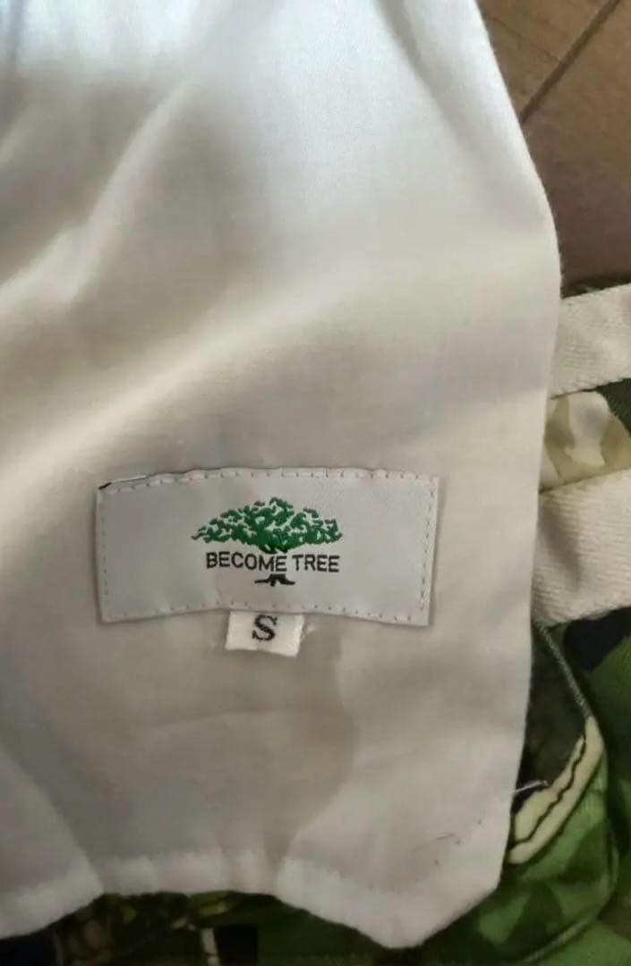 BECOME TREE カモフラージュカーゴパンツ S
