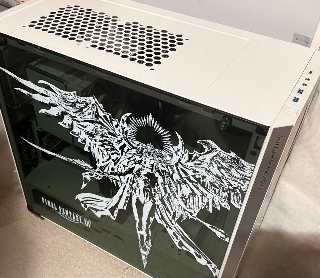 ELSA ff14コラボモデル ケースとCPUのみ ホワイトモデル