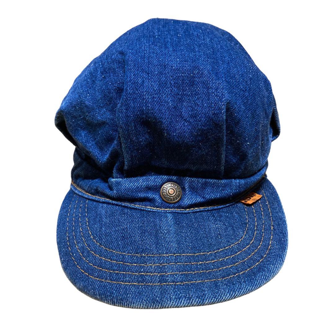 帽子 VINTAGE 70s Levi's denim hat orange tab