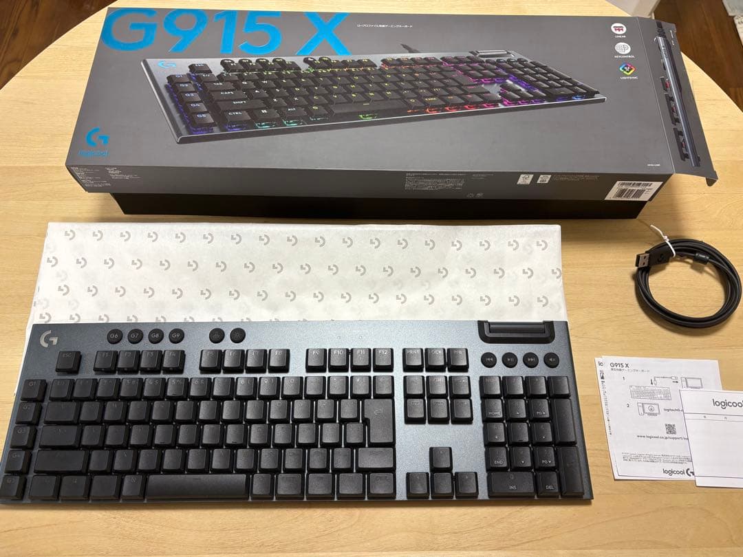 Logicool G G915 X 有線 リニア 赤軸