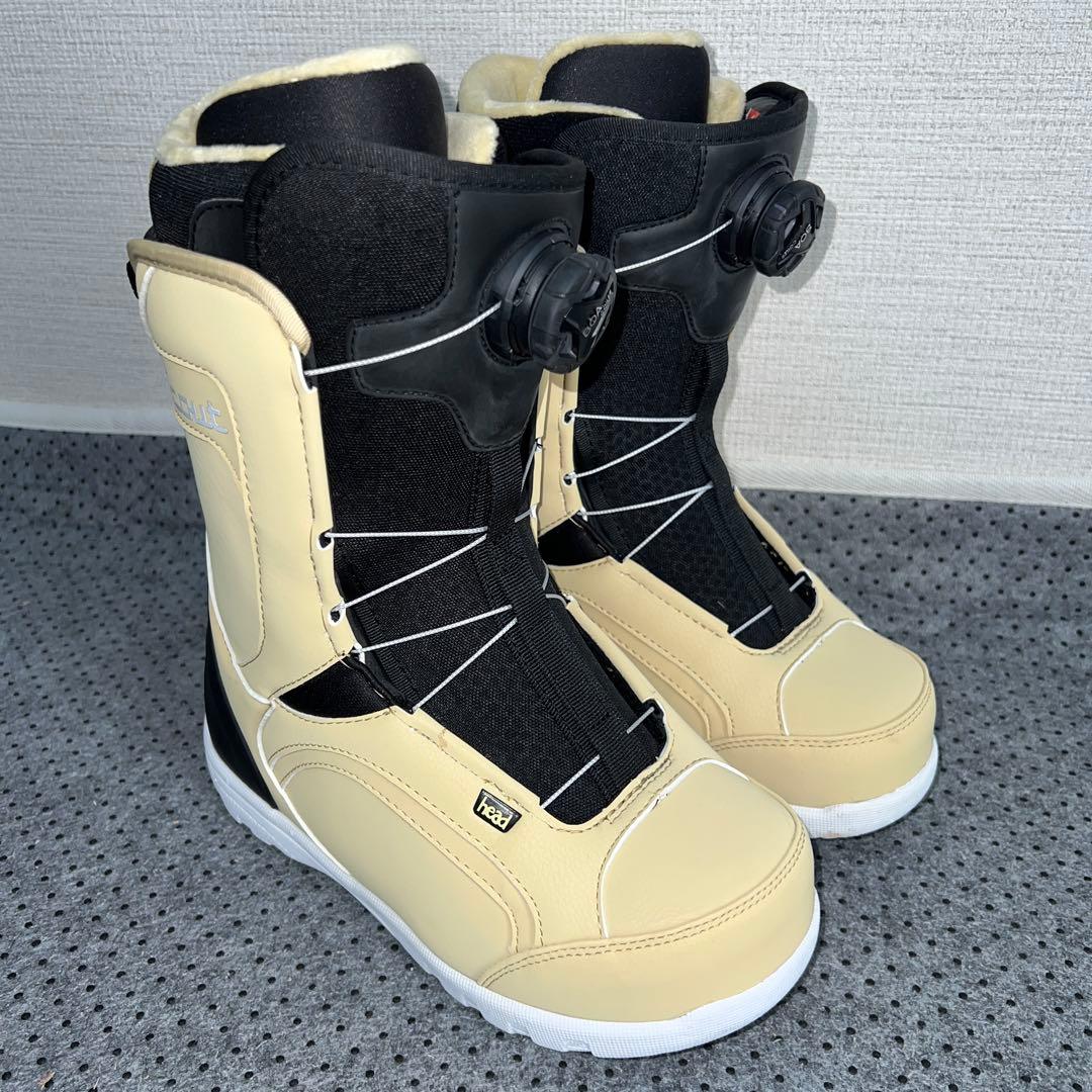 1回使用 人気サイズ23.5cm HEAD SCOUT BOA スノボブーツ