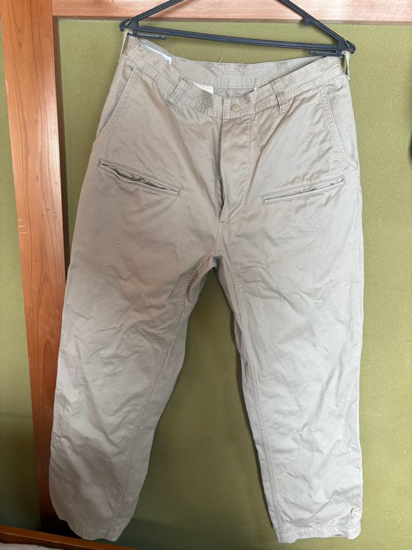SASSAFRAS WHEEL BARROW PANTS カーキ