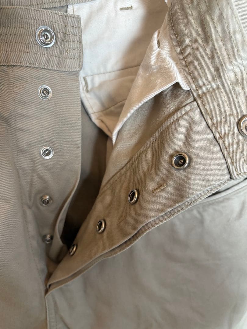 SASSAFRAS WHEEL BARROW PANTS カーキ